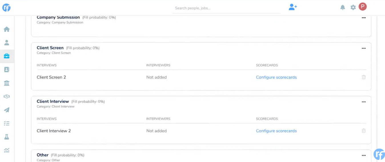 Recruiterflow interface