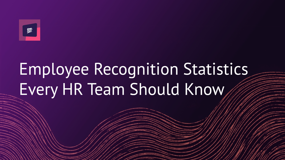 Employee recognition statistics and data for HR teams