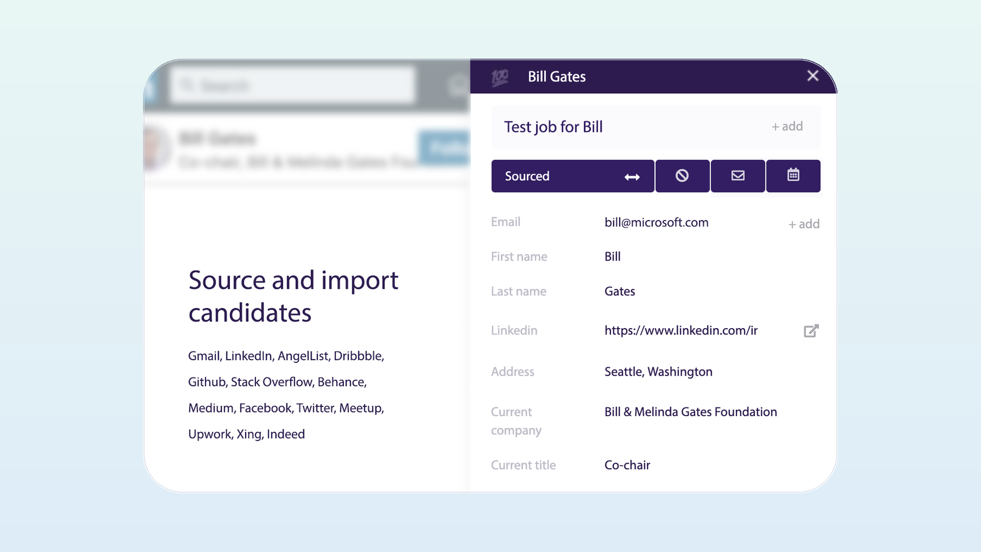 Chrome Web Store listing for the 100Hires recruiting Chrome extension