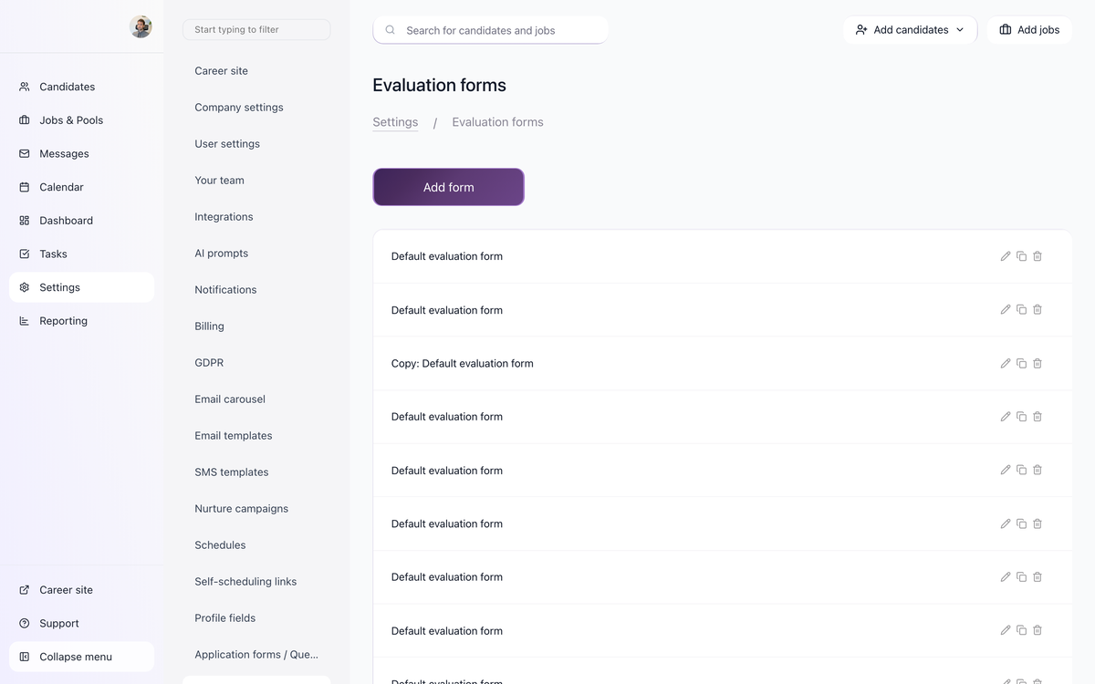 How to Use Evaluation Forms for Structured Interviews: Creating an evaluation form