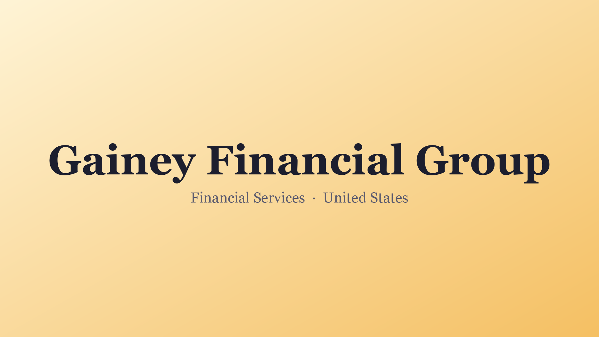 Gainey Financial Group