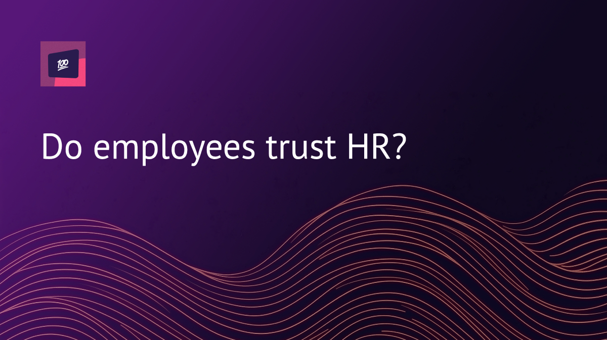Do employees trust HR? Statistics on trust, fairness and reporting