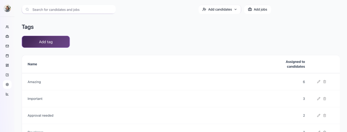 How to Use Tags in Candidate Profiles: Managing Your Tags